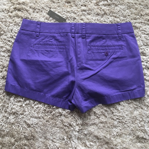 J. Crew Shorts - Purple Cotton Chino Shorts J. Crew Shorts - Purple Cotton Chino Shorts