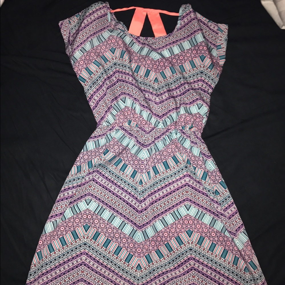 Aztec print dress