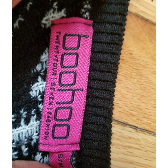 Lara Aztec Knitted Crop Top and Skirt Co-Ord Set - Picture 9 of 10