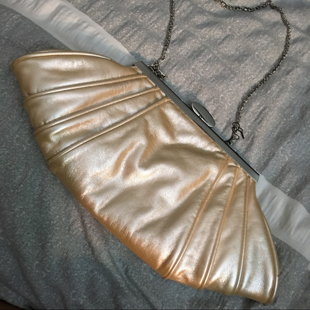 Used Champagne Color clutch