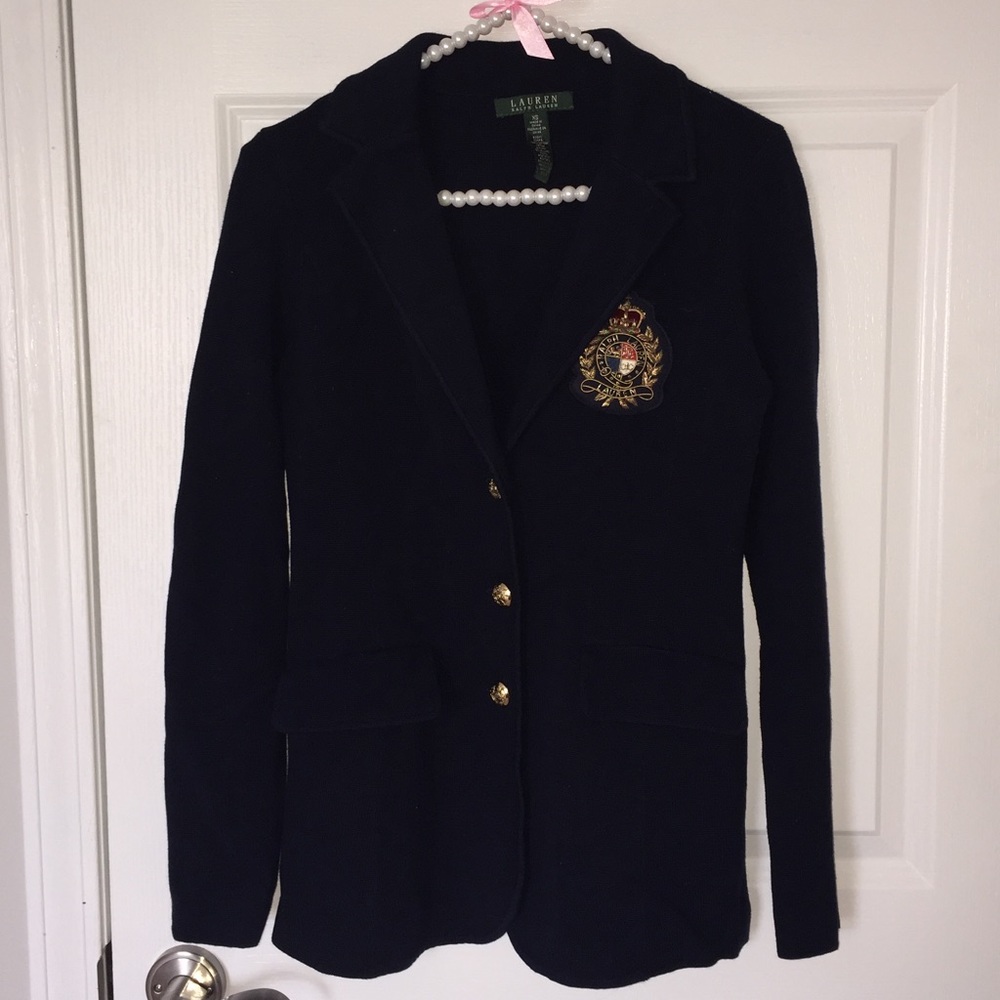 Ralph Lauren Navy Cardigan