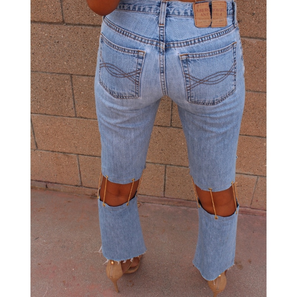 Custom Chain Denim Jeans - Picture 3 of 3