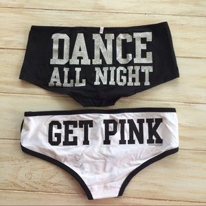 PINK Victoria's Secret hipster boy shorts panties