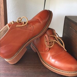 Brown Leather Laceups