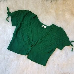 Anthropologie MOTH crop midi cardigan