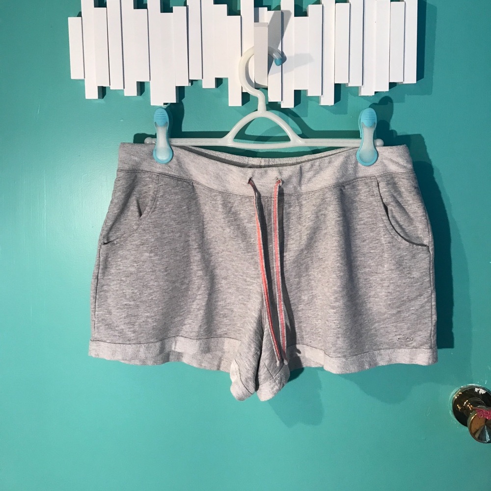 Gray Cloth Shorts