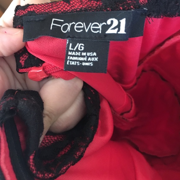 Forever 21 cocktail dress. A coral pink combo. - Picture 3 of 5