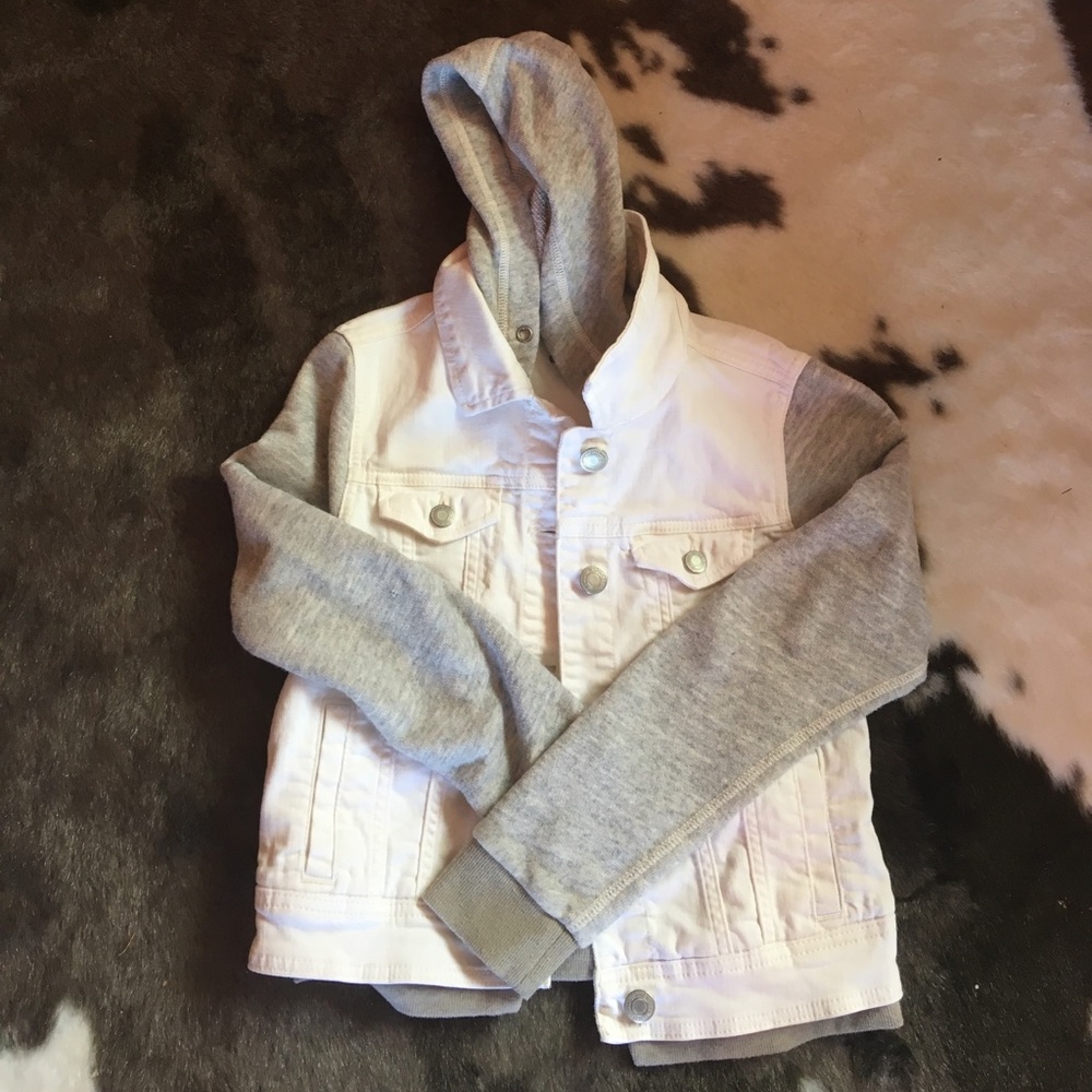 White denim jacket