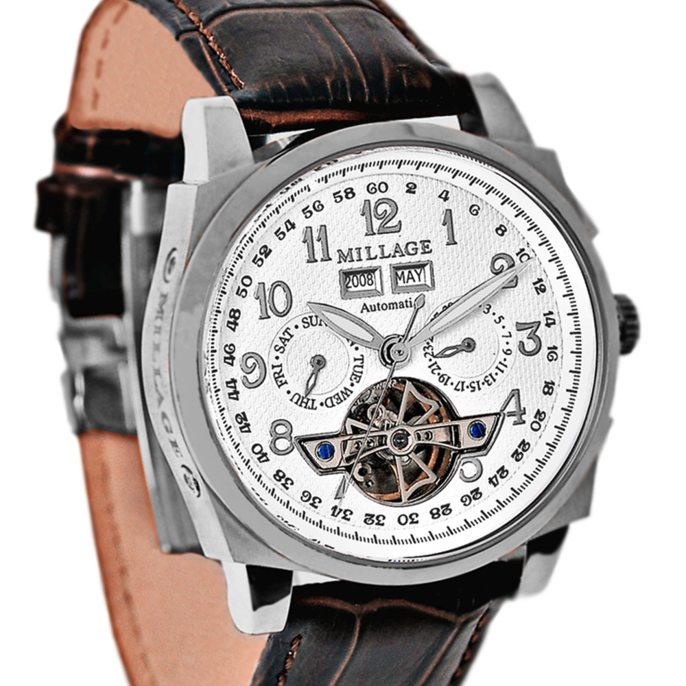 M2326 WHITE ON SILVER BROWN