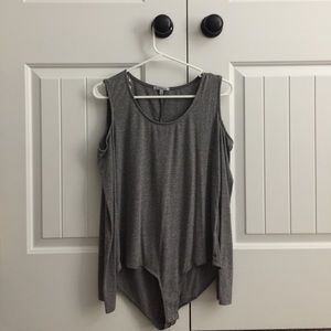 Charlotte Russe Grey Bodysuit
