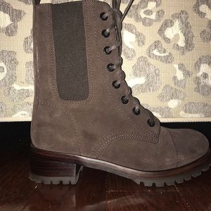 •Tory Burch Combat Boots•