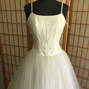 Beautiful long puffy classic dress
