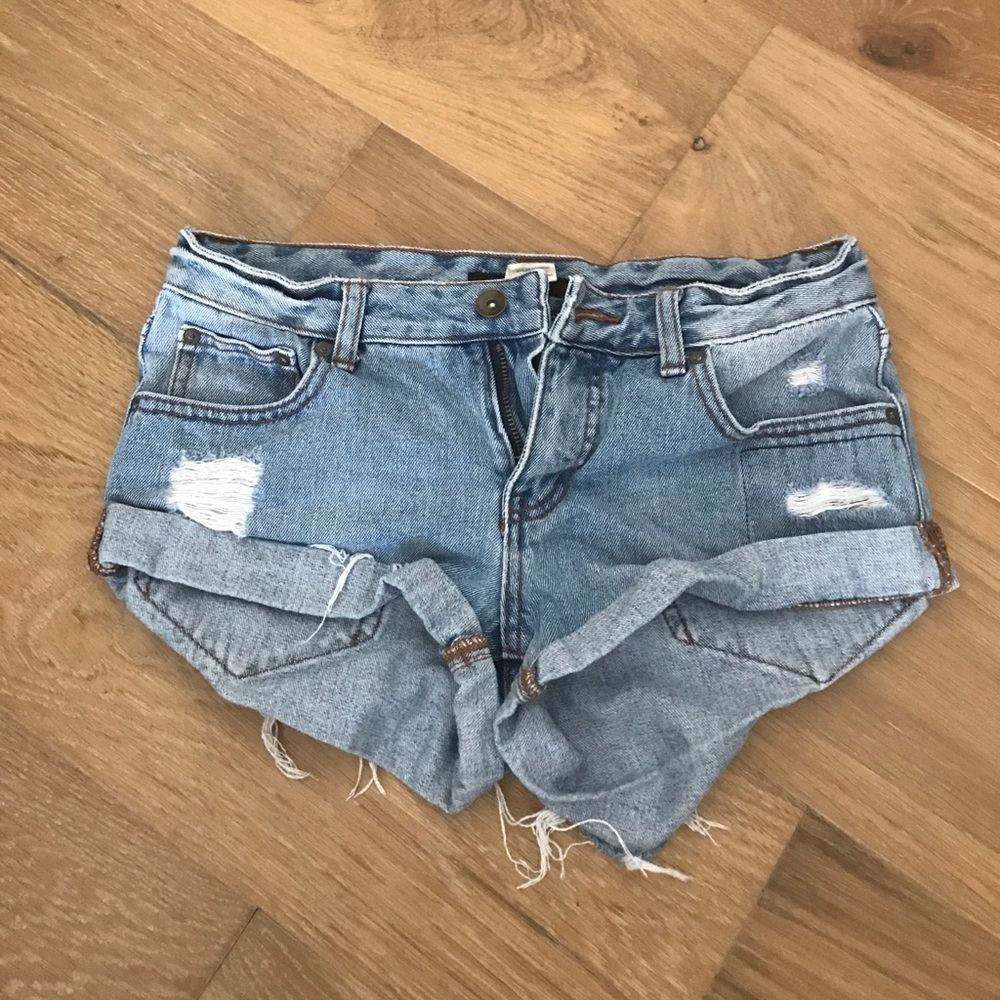 billabong denim shorts