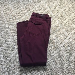 Lauren Conrad Maroon Jeans