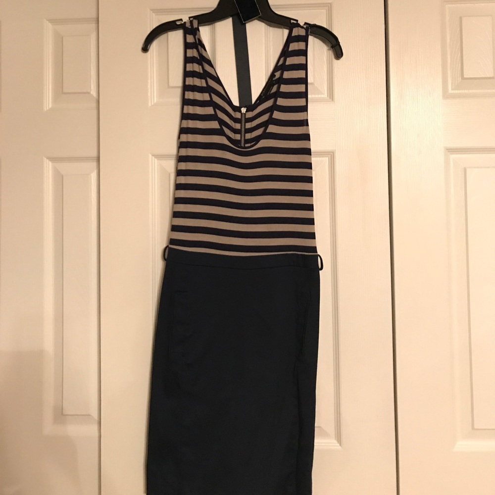 Striped BCBG Dress