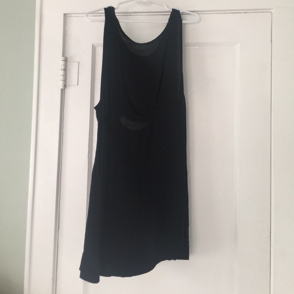 Black Linen Free People sun dress (size L)