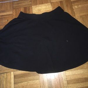 Black skater skirt