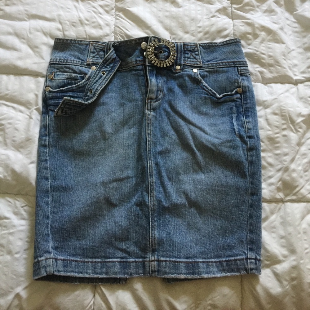 Denim skirt