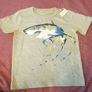 Boys shark tshirt Gymborre XXS 2t