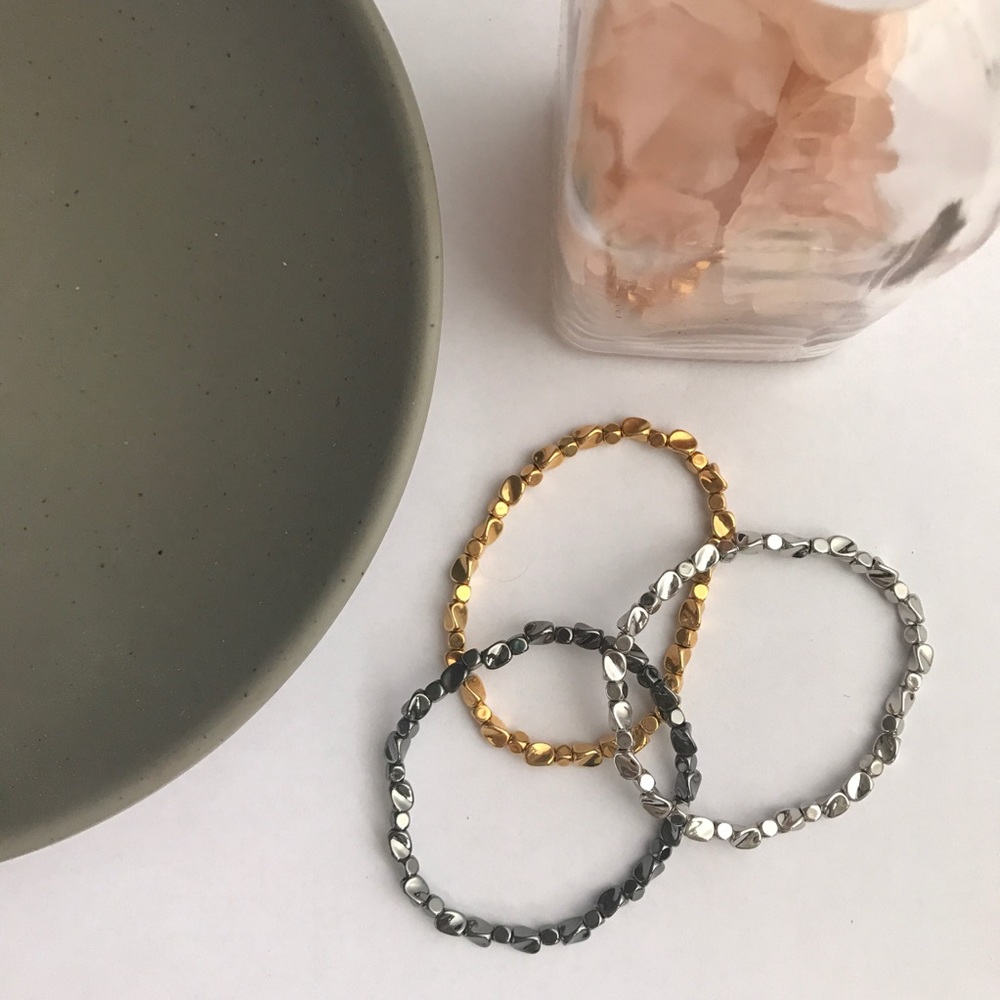 Lia Sophia 3 stretchy bracelets