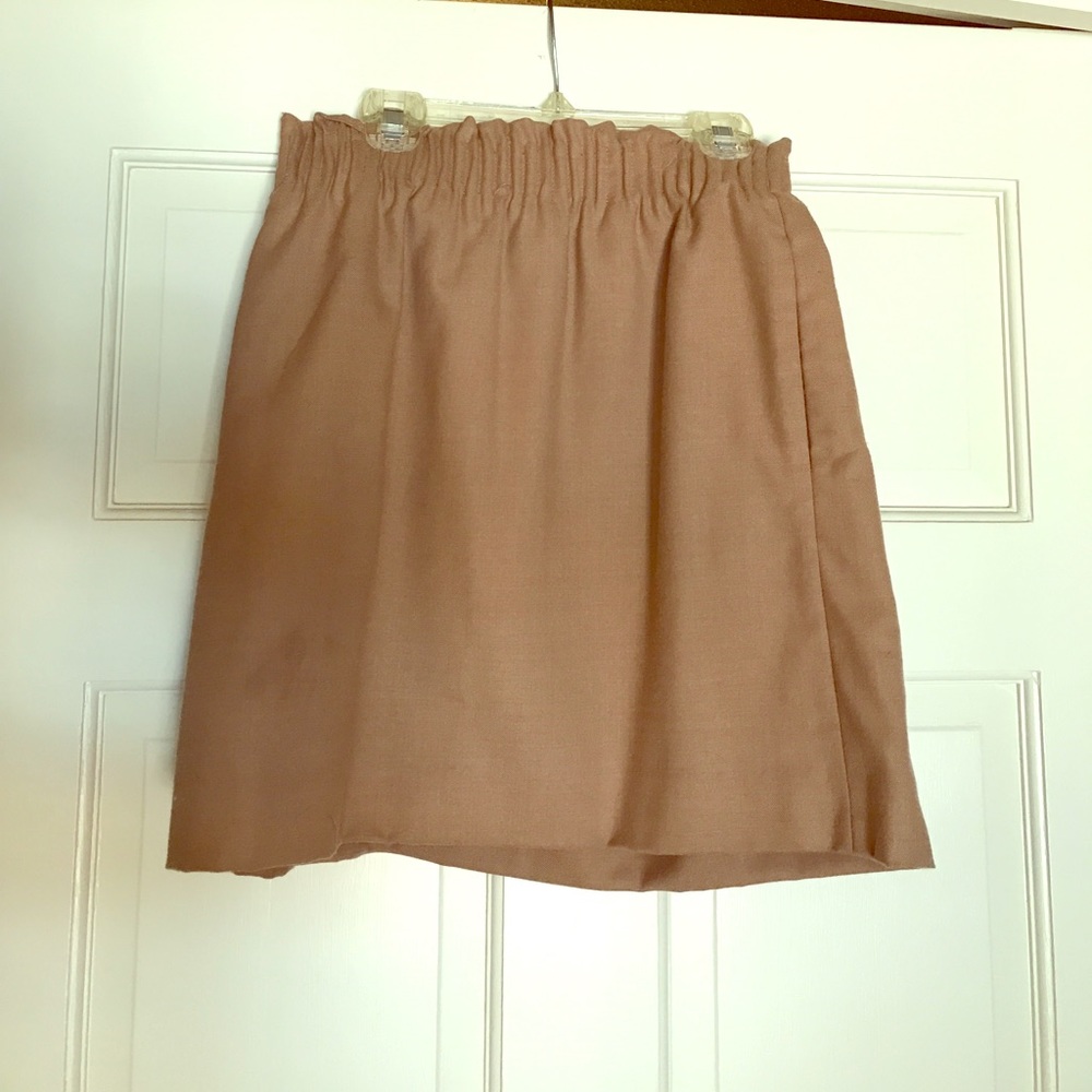 J. CREW TAN SKIRT