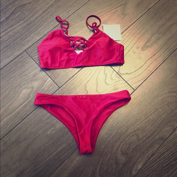 zaful Other - Red swimsuit