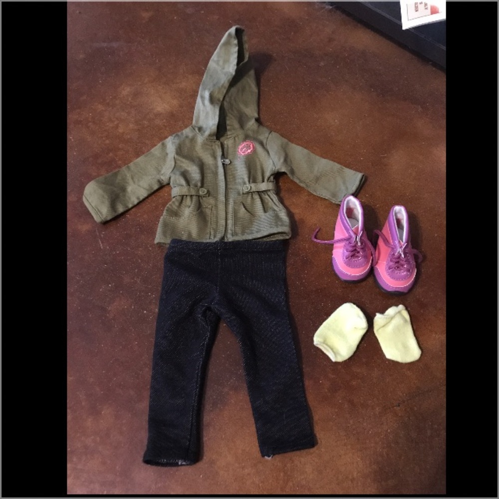 American girl hiking set