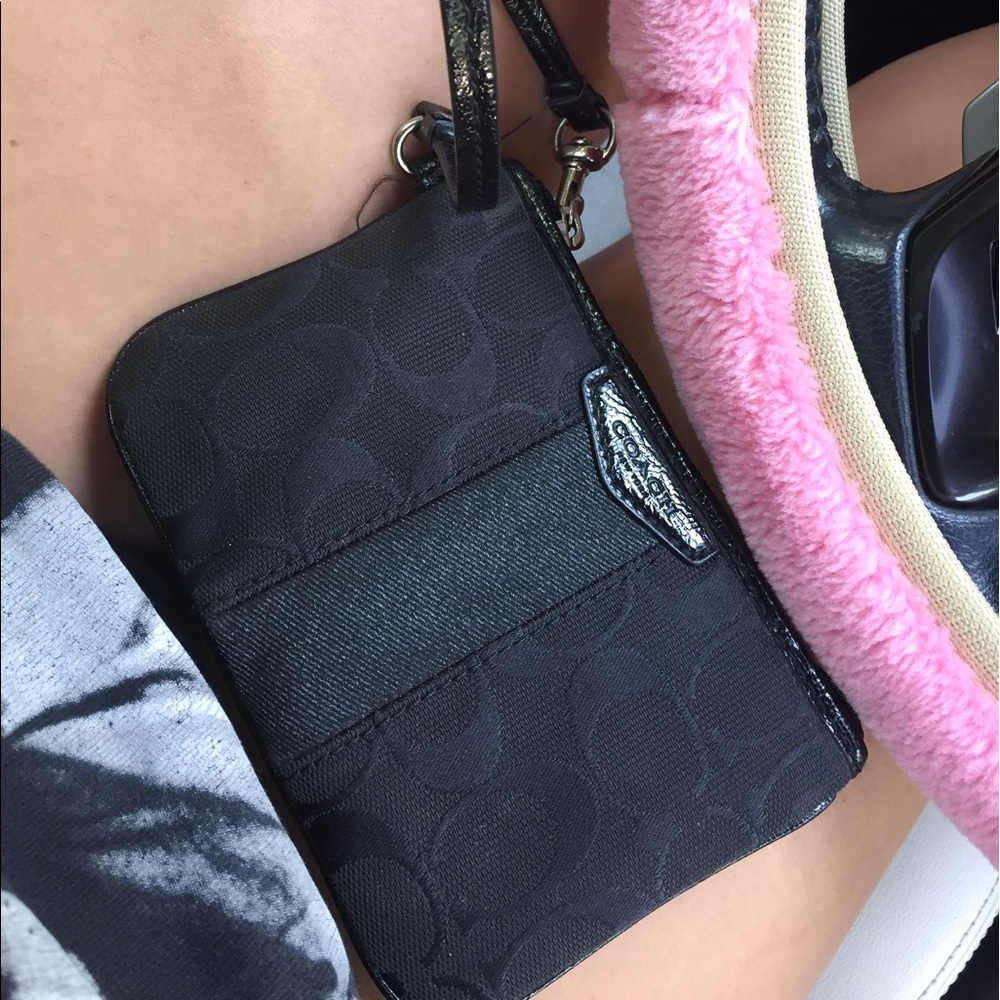 Coach Wristlet - Black