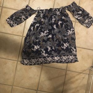 Off the shoulder dress