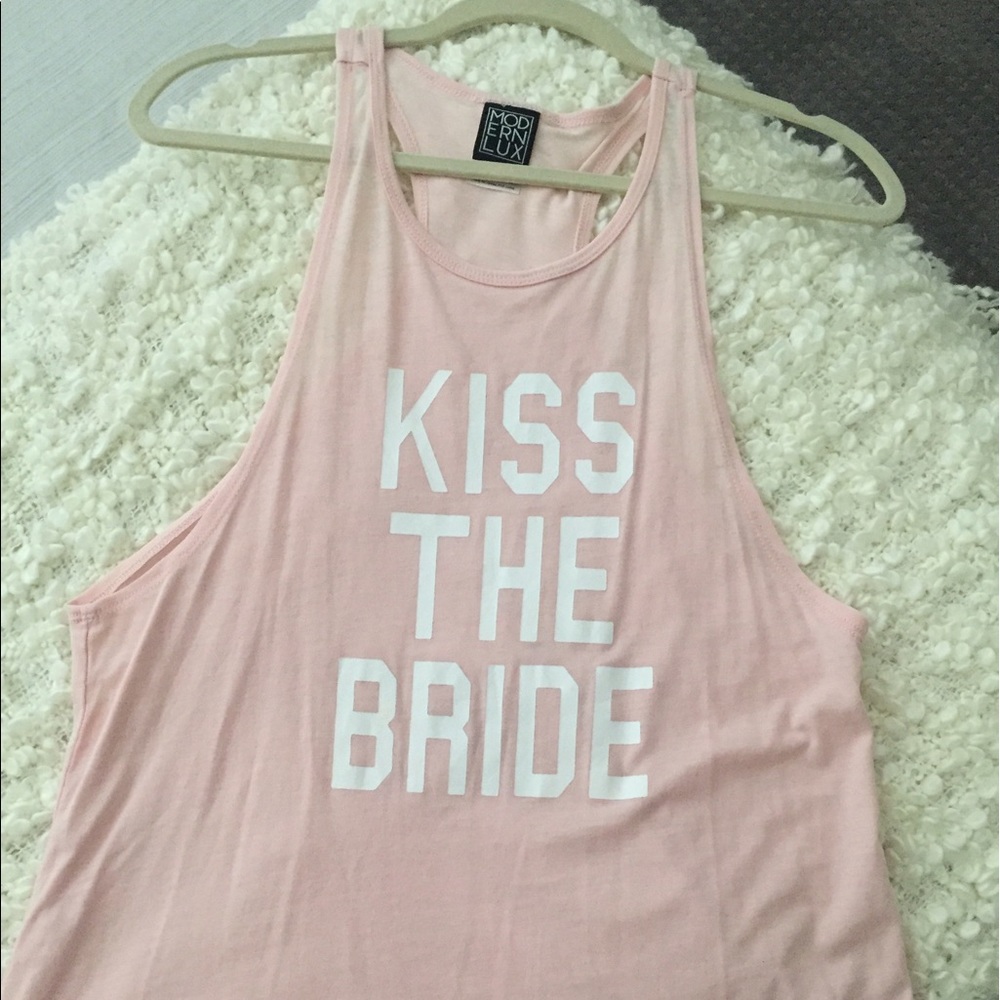 "KISS THE BRIDE" tank top