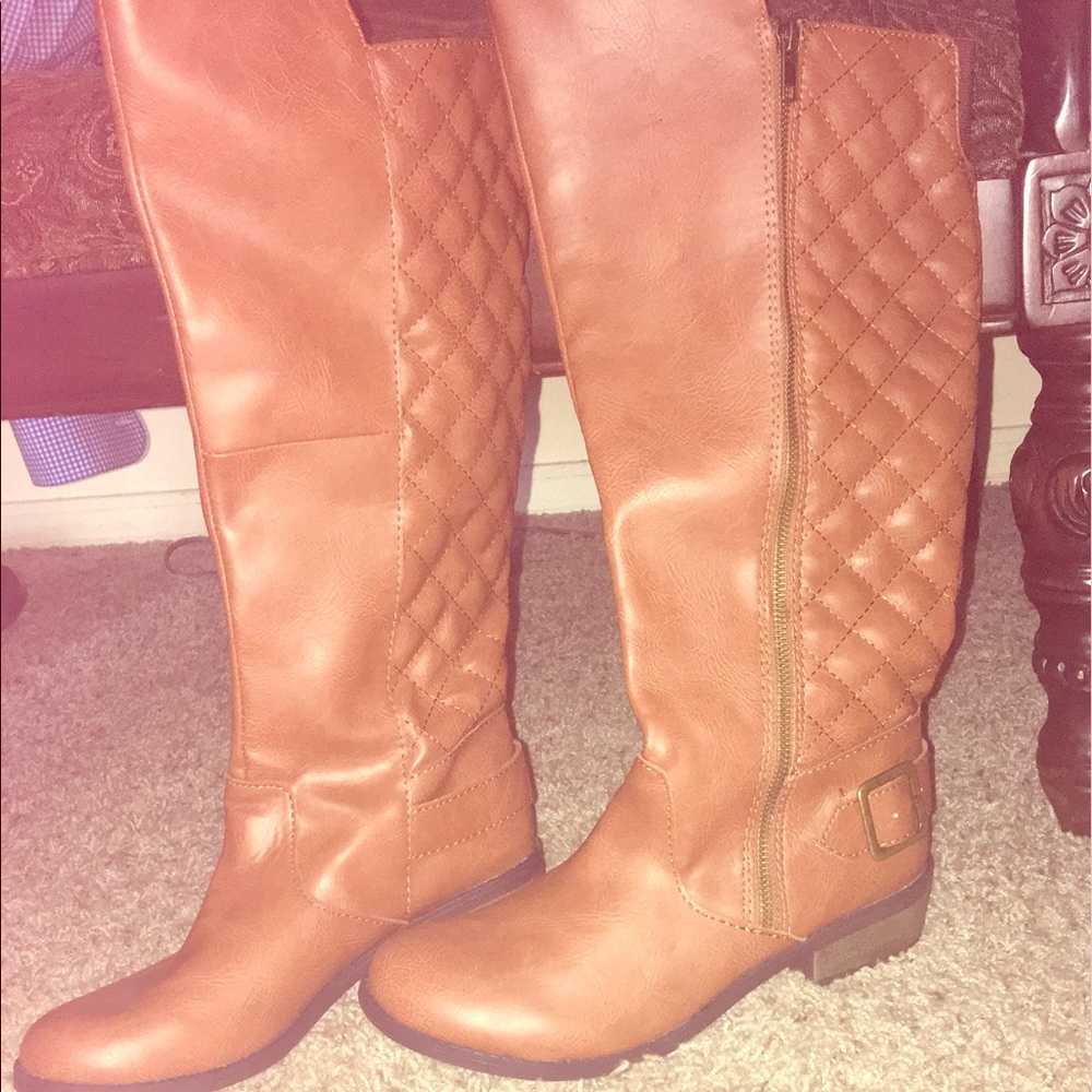 Brown Knee High Boots