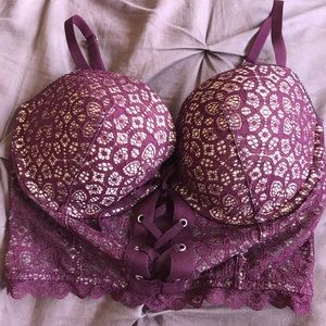 Victoria Secret padded Demi bra size 34DD