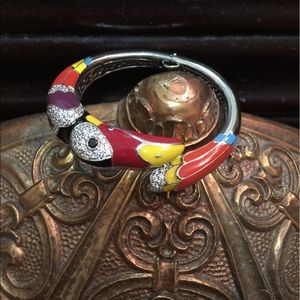 Toucan bracelet bangle by belle etoile
