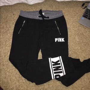 PINK jogger sweatpants