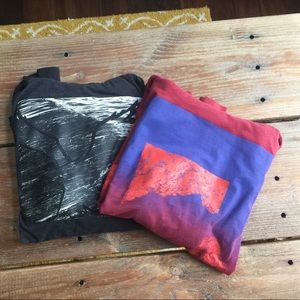 Bundle of two American summer weight sweatshirts