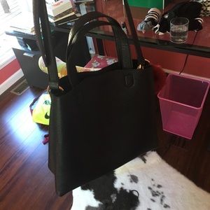 Black cross body hand bag