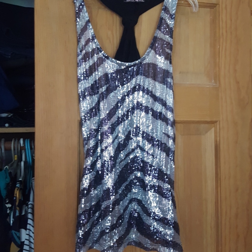 Sequin Tank Top