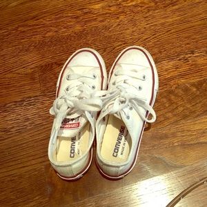 Converse sneakers worn once!
