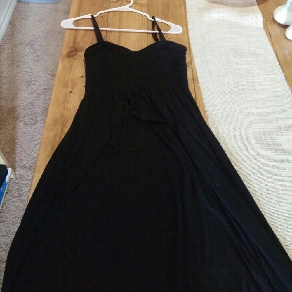 J Crew black Maxi dress