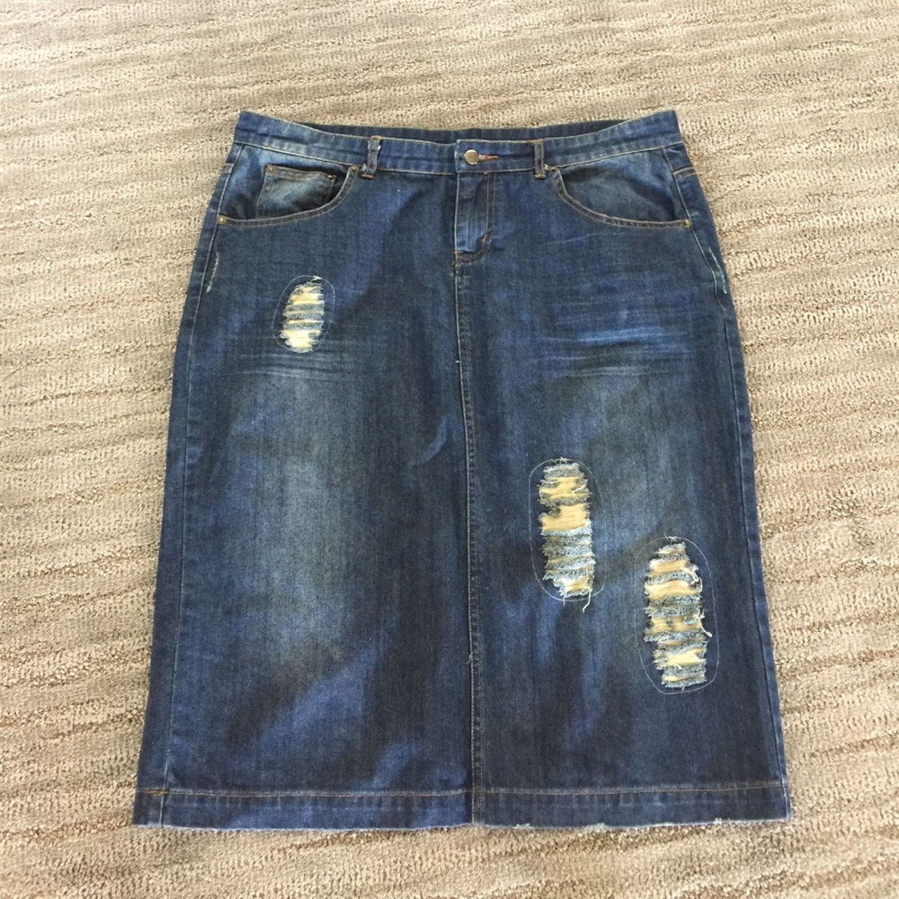Jean skirt