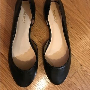 Nine West Half D'orsay flats, size 9