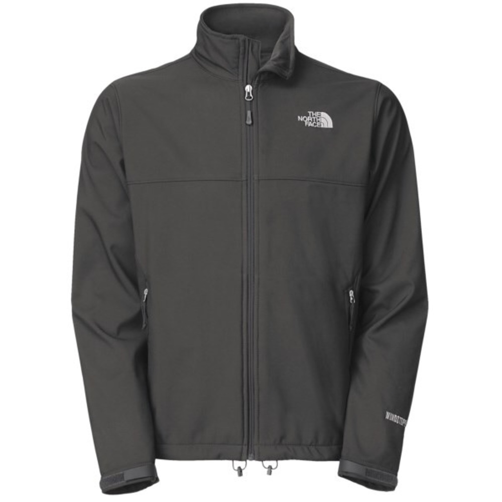 Dark Gray North Face Windstopper Jacket