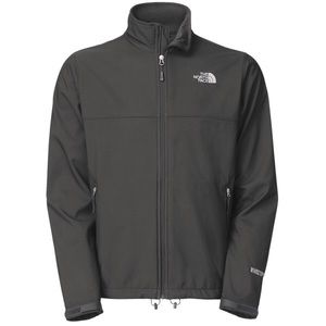 Dark Gray North Face Windstopper Jacket