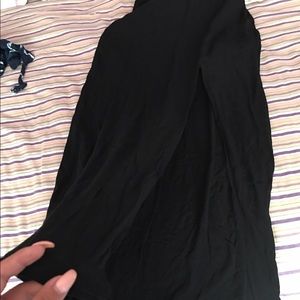 Long skirt with slit