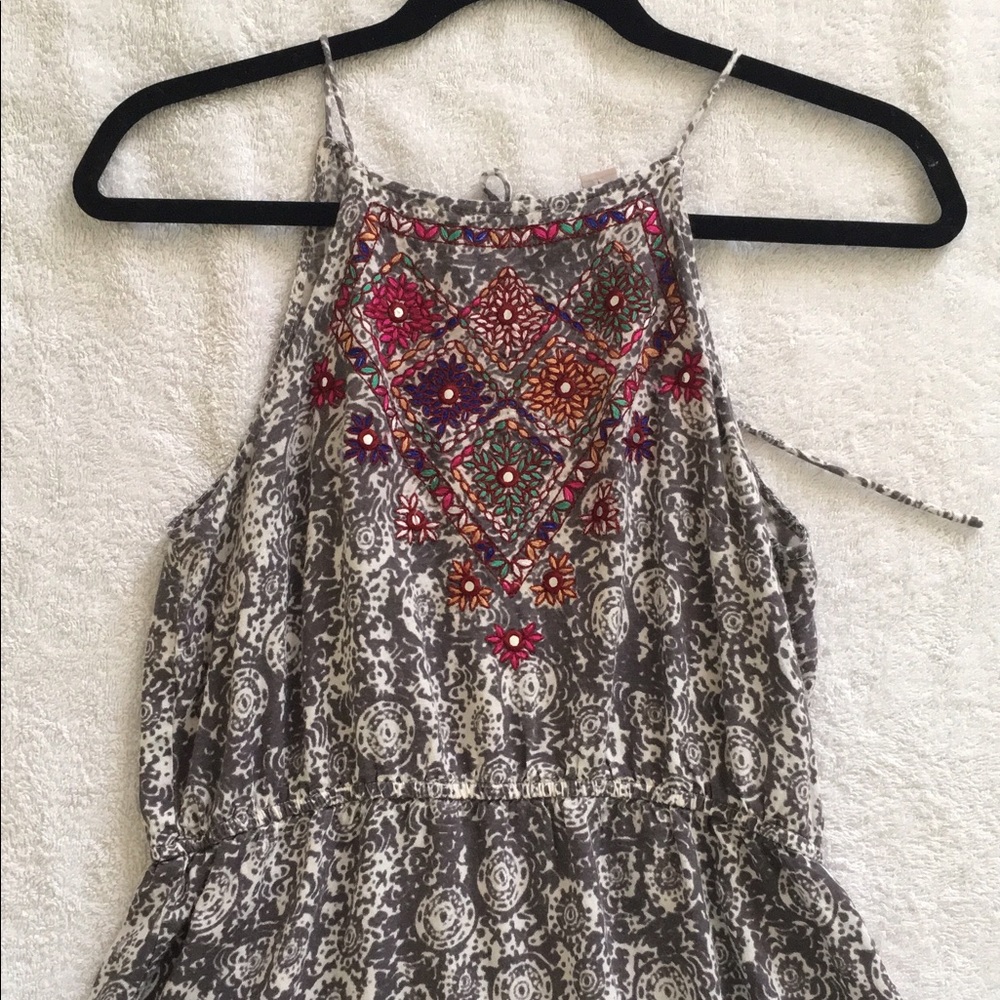 A cute, high neckline tank top