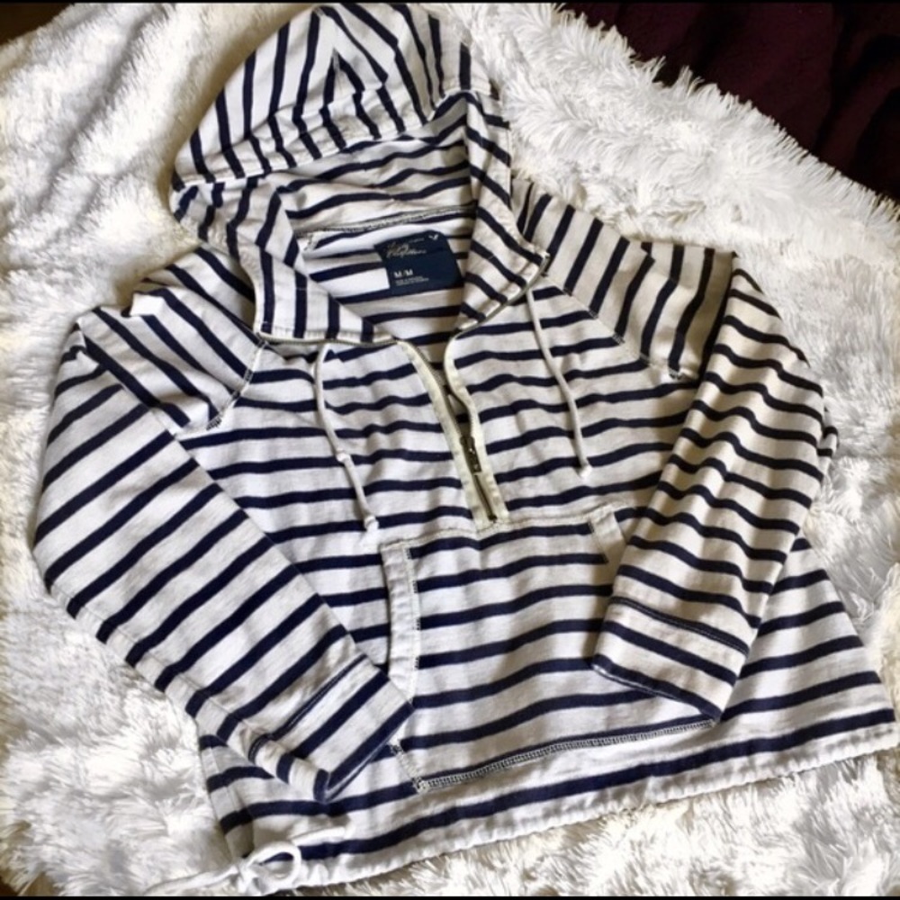 Nautical striped comfy pullover