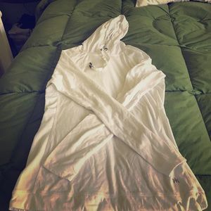 Long sleeve hooded top