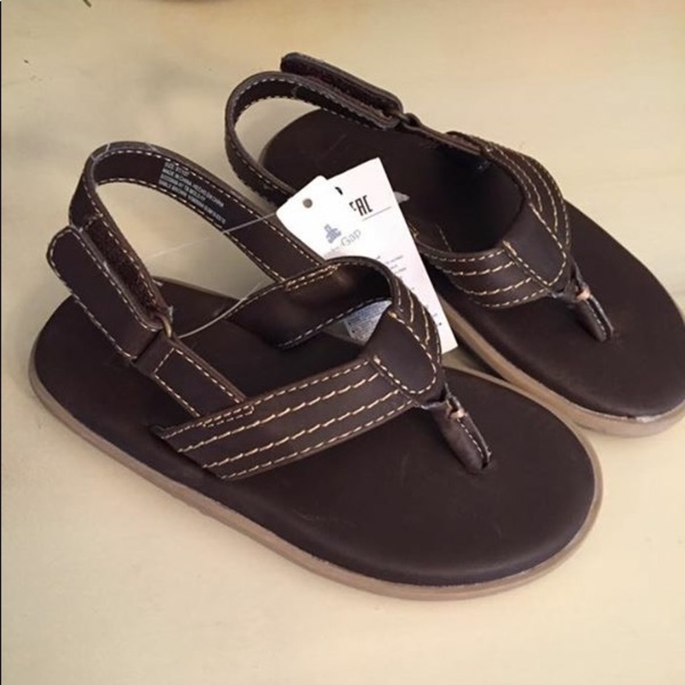 Boys Baby Gap Leather Sandals