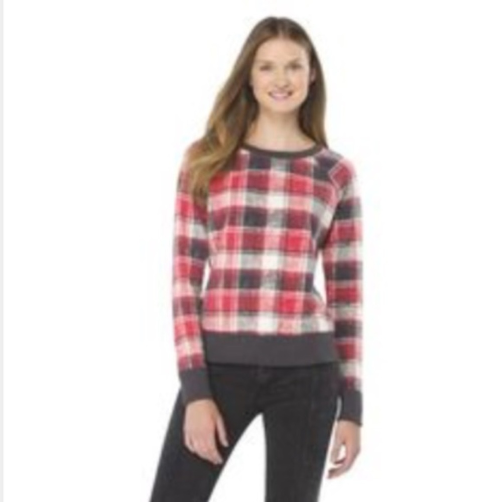 Plaid sweater