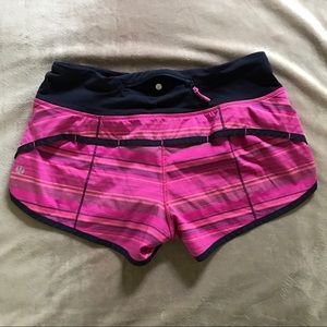 Lululemon  speed short 2.5 size 4